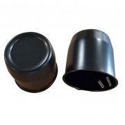 Cache moyeu noir fermé Jeep 83 mm