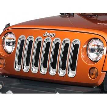 Enjoliveur de calandre chromé Jeep Wrangler JK 2007-2018