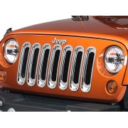 Enjoliveur de calandre chromé Jeep Wrangler JK 2007-2018