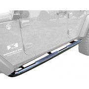 Marche pieds noir Jeep Wrangler JK 4 portes 2007-2018