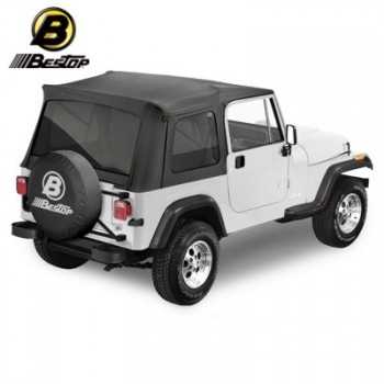 Capotage Supertop® BESTOP noir CJ-Wrangler 76-95 (vitres teintées)