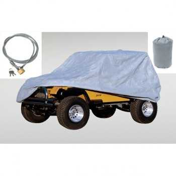 Housse avec antivol de jeep CJ et Wrangler 1955-2006