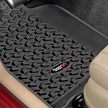 Jeu de tapis noir avant et arriere Jeep Wrangler JK de 2011 A 2018