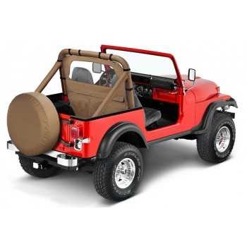 Windjammer Bestop® beige Jeep CJ5/CJ7 et Wrangler 1980-1995