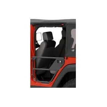 Jeu de demi-portes arrière tubulaire Bestop® Jeep Wrangler JK 2007-2018