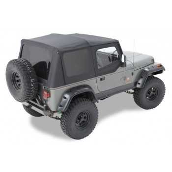 CAPOTAGE DE REMPLACEMENT BESTOP NOIR WRANGLER 03-06 AVEC DEMI PORTES