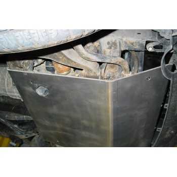 Blindage moteur aluminium Nissan Navara D40 de 07/2005-01/2016