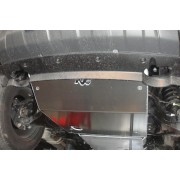Blindage moteur aluminium Nissan Navara D40 de 07/2005-01/2016