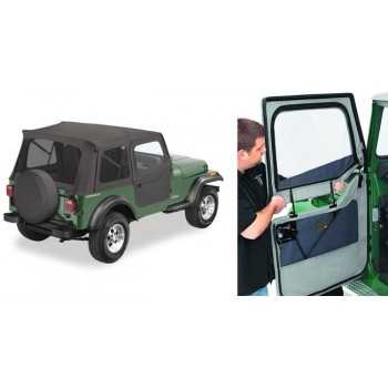 JEU DE PORTES POUR JEEP CJ-7 DE 76 A 1986