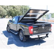 TONNEAU COVER ALU NOIR NISSAN NAVARA NP300 4 PORTES 2016+