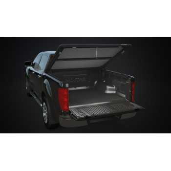 TONNEAU COVER ALU NOIR NISSAN NAVARA NP300 4 PORTES 2016+