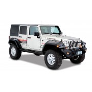 Elargisseurs d'ailes avant Bushwacker Jeep Wrangler JK 2007-2018