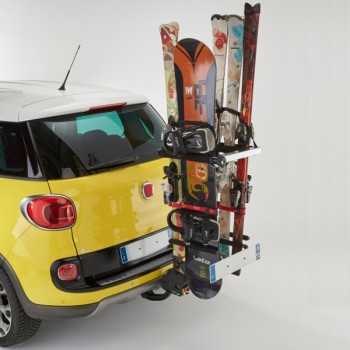 Porte skis - Porte surfs sur attelage