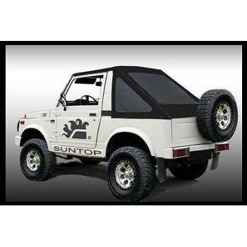 CAPOTAGE FASTBACK NOIR SUZUKI SANTANA 410-413