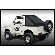 CAPOTAGE FASTBACK NOIR SUZUKI SANTANA 410-413