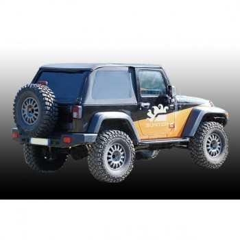 Bâche suntop ultimate U2 noir Jeep Wrangler JK 2007-2018