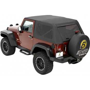 Capotage Bestop® trektop noir Wrangler JK 2007-2018 2 portes