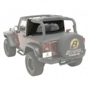 WINDJAMMER Bestop® NOIR JEEP WRANGLER JK 2 Portes 2007-