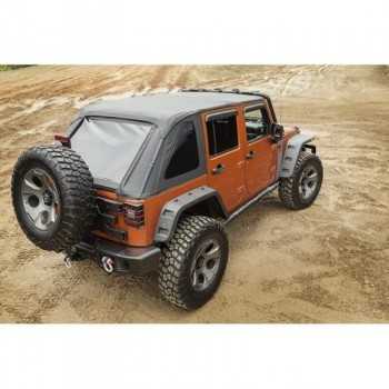 Capotage sans arceau noir diamant JEEP WRANGLER JK 2007-2018