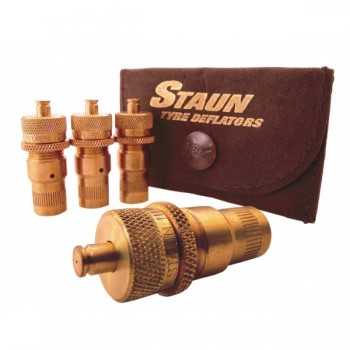 Degonfleurs pneus Staun 0.4 à 2.05 bars (6-30psi) (orange les 4)