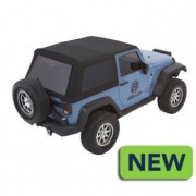 Capotage Bestop® trektop nx glide noir twill Jeep Wrangler JK 2 Portes 07-18