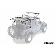 Capotage Supertop® Bestop® NX TISSU SERGE  noir Wrangler JK 4 Portes 2007-