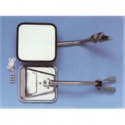 Paire de rétro chrome Jeep CJ 1955-1986