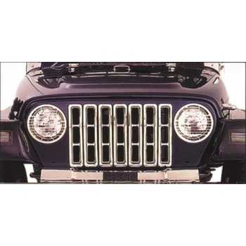 Enjoliveur de calandre chromé Jeep Wrangler TJ 1997-2006