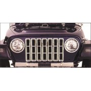 Enjoliveur de calandre chromé Jeep Wrangler TJ 1997-2006