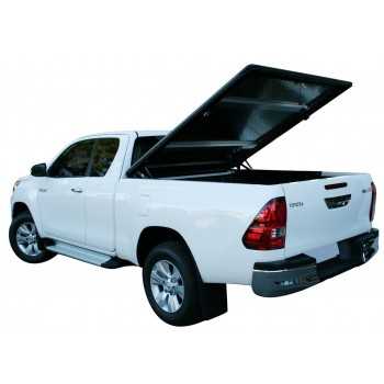 Tonneau cover alu noir TOYOTA HILUX double cabine 2016+