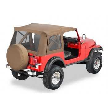 Capotage Supertop® Bestop® marron CJ-WRANGLER YJ 1976-1995