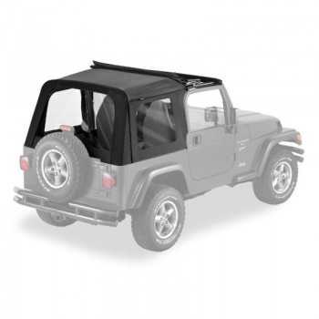 Capotage sunrider Bestop® noir Jeep Wrangler TJ 03-06