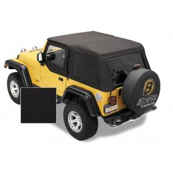 toile très résistance du Capotage trektop Bestop® noir Jeep Wrangler TJ 97-06
