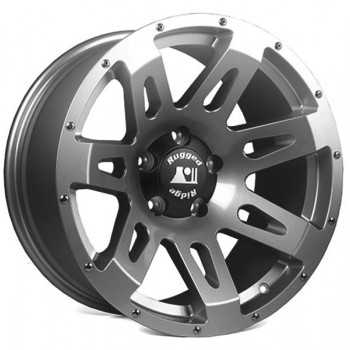 Jante RUGGED RIDGE 9X18 XHD gris métal Jeep Wrangler JK