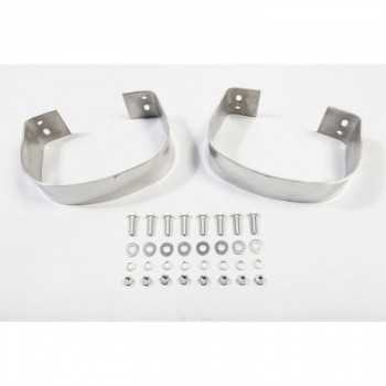 Demi pare choc arriere inox Jeep CJ ET Wrangler YJ 1976-1995
