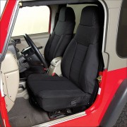 Housse de siege avant néoprene noir Jeep Wrangler 2003-2006