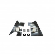 Support de rétroviseur inox jeep  Wrangler TJ 97-02