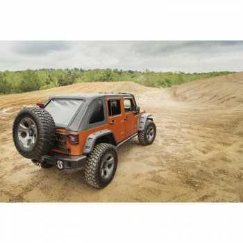 Capotage sans arceau noir diamant JEEP WRANGLER JK 2007-2018