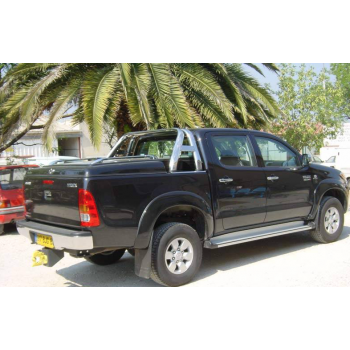 Couvre benne Toyota Hilux Vigo Xtra cab 2005-2015 avec découpe pour l'arceau