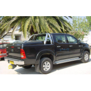 Couvre benne Toyota Hilux Vigo Xtra cab 2005-2015 avec découpe pour l'arceau