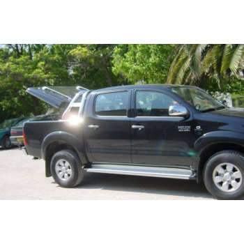 Couvre benne Toyota Hilux Vigo Xtra cab 2005-2015 avec découpe pour l'arceau