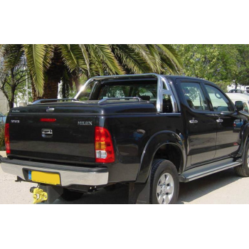 Couvre benne Toyota Hilux Vigo Xtra cab 2005-2015 avec découpe pour l'arceau