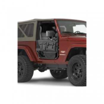 Demi portes noire Jeep Wrangler JK 2007-2018