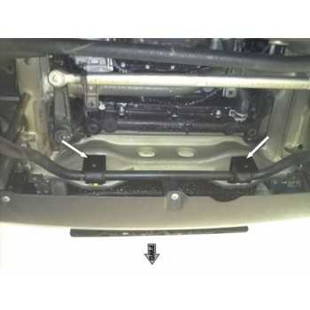 Blindage aluminium radiateur Suzuki Jimny 1,3L 1,5 L 2003+