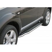 Marche pieds inox 50 mm Hyundai Galloper 5 Portes