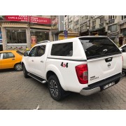 coté arrière gauche hard top RoxForm Nissan Navara NP300 2016+ 4 portes
