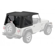 partie arriere Capotage Supertop® nx noir Jeep Wrangler TJ 97-06