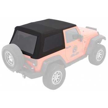 Capotage Bestop® trektop nx glide noir diamond Jeep Wrangler JK 2 Portes 07-18