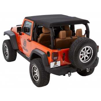 Capotage Bestop® trektop nx glide noir sans les vitres