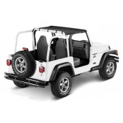 Bikini sun cap PAVEMENT ENDS noir Jeep Wrangler TJ 1997-2002